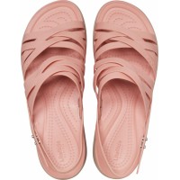 Dámské sandály Crocs Brooklyn Strappy Low Wedge - Pale Blush [5]