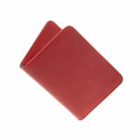Kožená peněženka FIXED Smile Passport se smart trackerem FIXED Smile PRO, velikost cestovního pasu, červená [4]