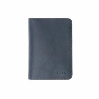 Kožená peněženka FIXED Smile Passport se smart trackerem FIXED Smile PRO, velikost cestovního pasu, modrá [2]