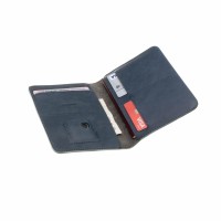 Kožená peněženka FIXED Smile Passport se smart trackerem FIXED Smile PRO, velikost cestovního pasu, modrá [5]