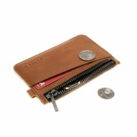 Kožená peněženka FIXED Smile Coins se smart trackerem FIXED Smile Pro, hnědá [4]