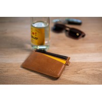 Kožená peněženka FIXED Smile Coins se smart trackerem FIXED Smile Pro, hnědá [8]