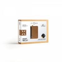 Kožená peněženka FIXED Smile Coins se smart trackerem FIXED Smile Pro, hnědá [10]