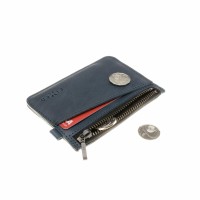 Kožená peněženka FIXED Smile Coins se smart trackerem FIXED Smile Pro, modrá [4]