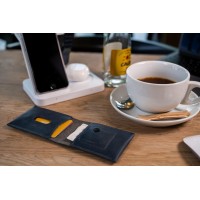 Kožená peněženka FIXED Smile Wallet se smart trackerem FIXED Smile PRO, modrá [7]