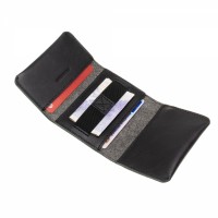 Kožená peněženka FIXED Smile Tripple se smart trackerem FIXED Smile Pro, černá [3]