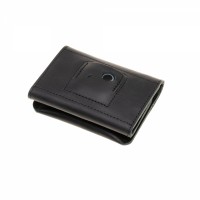 Kožená peněženka FIXED Smile Tripple se smart trackerem FIXED Smile Pro, černá [4]