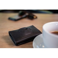 Kožená peněženka FIXED Smile Tripple se smart trackerem FIXED Smile Pro, černá [6]