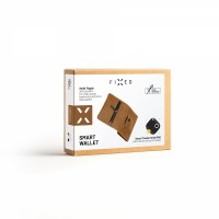 Kožená peněženka FIXED Smile Tripple se smart trackerem FIXED Smile Pro, hnědá [8]