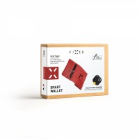 Kožená peněženka FIXED Smile Tripple se smart trackerem FIXED Smile Pro, červená [8]