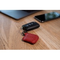 Kožené pouzdro FIXED Smile Case se smart trackerem FIXED Smile Pro, červené [3]