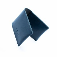 Kožená peněženka FIXED Wallet z pravé hovězí kůže, modrá [4]