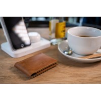 Kožená peněženka FIXED Wallet z pravé hovězí kůže, hnědá [6]