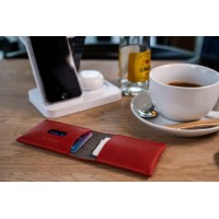 Kožená peněženka FIXED Wallet z pravé hovězí kůže, červená [7]