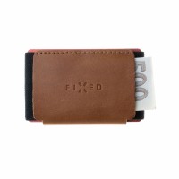 Kožená peněženka FIXED Tiny Wallet z pravé hovězí kůže, hnědá [2]