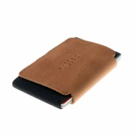 Kožená peněženka FIXED Tiny Wallet z pravé hovězí kůže, hnědá [3]