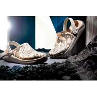 Dámské nazouváky (pantofle) Crocs LiteRide Printed Camo Clog - Almost White [8]