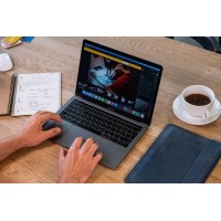 Kožené pouzdro FIXED Oxford pro Apple MacBook Pro 16" (2019 a novější), modré [4]