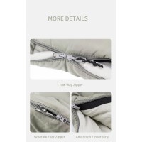 Naturehike pratelný spacák M300 bavlněný 1500g - šedý (6)