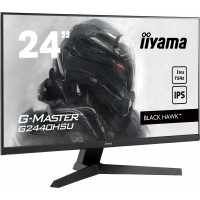 24" iiyama G-Master G2440HSU-B1: IPS, FullHD@75Hz, 1ms, HDMI, DP, USB, FreeSync, černý [1]