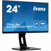 24" iiyama XUB2492HSN-B1: IPS, FullHD@75Hz, 250cd/m2, 4ms, HDMI, DP, USB-C, height, pivot, černý [2]