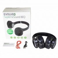 EVOLVEO SupremeSound 8EQ, Bluetooth sluchátka s reproduktorem a ekvalizérem 2v1, černé [7]