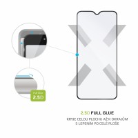 Ochranné tvrzené sklo FIXED Full-Cover pro Xiaomi Redmi Note 8 (2021), lepení přes celý displej, černé [1]