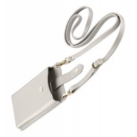 Pouzdro na krk Cellularline Mini Bag pro mobilní telefony, bílý [1]
