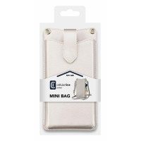 Pouzdro na krk Cellularline Mini Bag pro mobilní telefony, bílý [3]