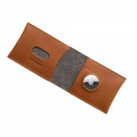 Kožená peněženka FIXED Wallet for AirTag z pravé hovězí kůže, hnědá [2]