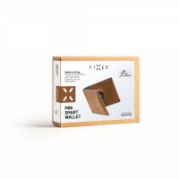 Kožená peněženka FIXED Wallet for AirTag z pravé hovězí kůže, hnědá [10]