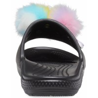 Dámské pantofle (nazouváky) Classic Crocs Fur Sure Slide - Black [2]