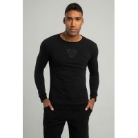 Tričko s dlouhým rukávem Essential Black - STRIX, černá, L [2]