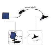 Solární závěsná lampa iQtech Solar 12, dálkové ovládání, 8  W (1)
