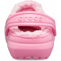 Dětské zimní pantofle (nazouváky) Crocs Classic Lined Clog Kids, Pink Lemonade [3]