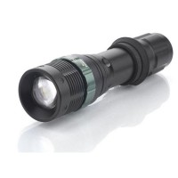 Solight kovová svítilna, 3W CREE LED, černá, fokus, 3x AAA [1]
