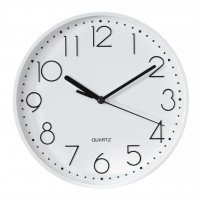 Hama PG-220, nástěnné hodiny, průměr 22 cm, tichý chod, bílé [1]