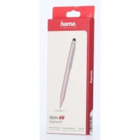 Hama Mini 2v1, zadávací pero pro tablety/ smartpony, s propiskou, růžové zlato [3]