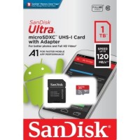 SanDisk Ultra microSDXC 1TB 120MB/s  A1 Class 10 UHS-I, s adaptérem [1]