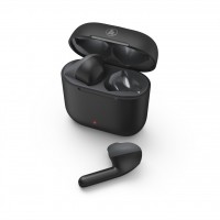Hama Bluetooth sluchátka Freedom Light, pecky, nabíjecí pouzdro, černá [2]