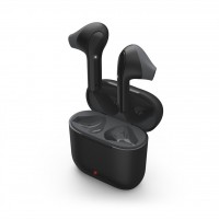 Hama Bluetooth sluchátka Freedom Light, pecky, nabíjecí pouzdro, černá [3]