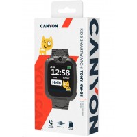 CANYON smart hodinky Tony KW-31 BLACK,1,54" GSM, microSIM, 32MB paměť, kamera 0.3Mpx, volání, 7 her, microSD slot [5]