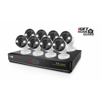 iGET HGNVK164908 - Kamerový UltraHD 4K PoE set, 16CH NVR + 8x IP 4K kamera, zvuk, SMART W/M/Andr/iOS [1]