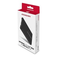 AXAGON RSS-M2B, SATA - M.2 SATA SSD, interní 2.5" ALU box, černý [8]