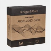 Kabel reproduktorový 3.0m Kruger&Matz KM0335 (konektory typu banán) [2]