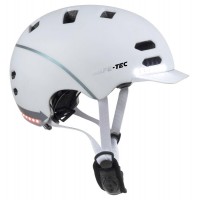 SAFE-TEC Chytrá Bluetooth helma/ SK8 White S [1]
