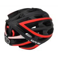 SAFE-TEC Chytrá helma/ TYR Black-Red XL [2]