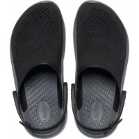 Dámské a pánské nazouváky (pantofle) Crocs LiteRide 360 Clog - Black/Slate Grey [6]