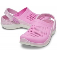 Dívčí a dámské nazouváky (pantofle) Crocs LiteRide 360 Clog Kids - Taffy Pink [4]