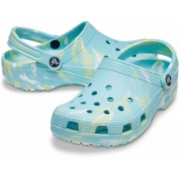 Crocs Classic Marbled Clog - Pure Water/Multi (1)